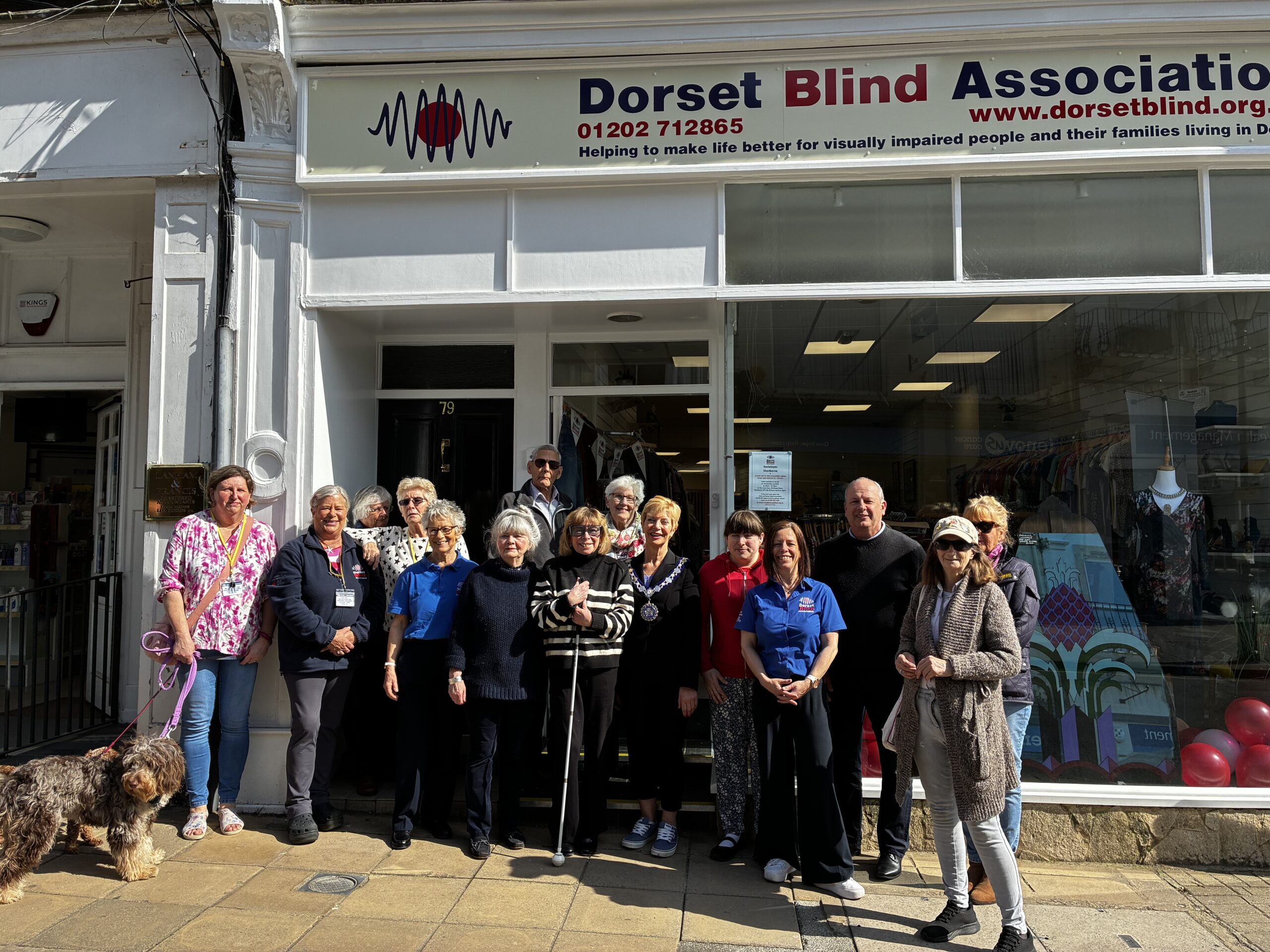 Official Opening of Dorset Blind Association’s Sherborne Shop