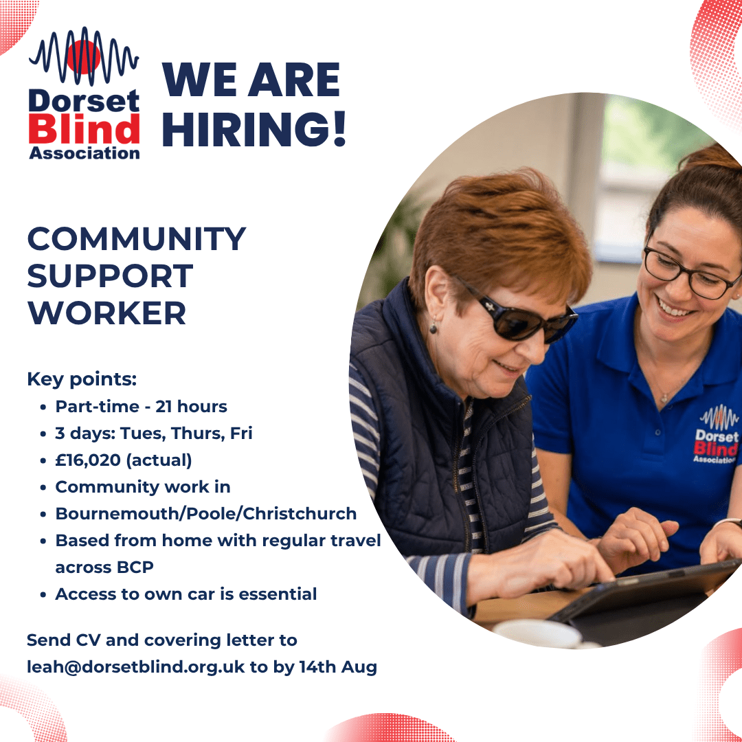 Community Support Worker – We’re Hiring